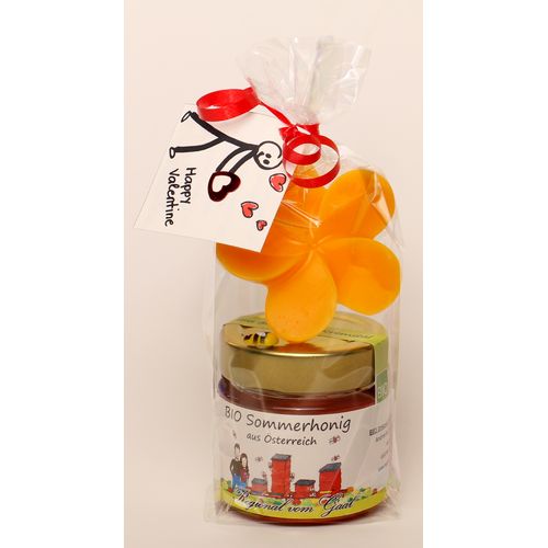 Honig mit Bienenwachsblume